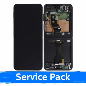 LCD ekranas Samsung F766 Z Flip7 (VIDINIS) juodas (Service Pack) (NF versija)