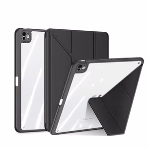 DUX DUCIS dėklas MAGI (m) su pieštuko laikymo vieta skirtas iPad Pro 13 (2024) - juodas (m)