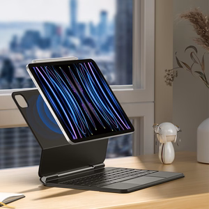 Dux Ducis "MK Series" Wireless Keyboard / Case for Apple iPad Air 11 (2024) / Air 11 (2025) / Air 4 / Air 5 / iPad Pro 11 (2018 / 2020 / 2021 / Black