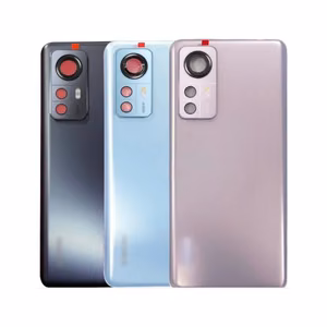 Back Cover for Xiaomi 12 (12X) Purple (with Camera Lens) OEM