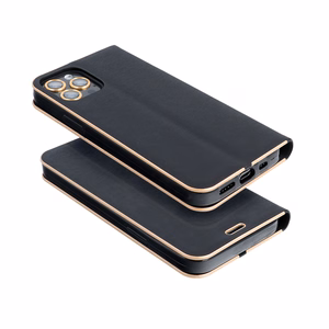 Flip case for Xiaomi Redmi NOTE 13 PRO PLUS 5G Luna Book Gold black