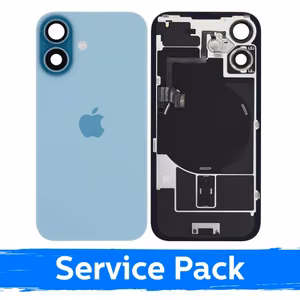 Задняя крышка совместимая с Apple iPhone 16 / Teal / (Service Pack)