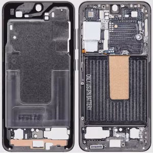 Vidurinis rėmelis Samsung S911 S23 (žalias)