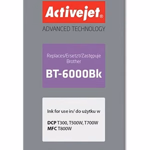 Activejet AB-6000BK – чёрные бутылка чернил, замена Brother BT-6000BK, 100 ml, Supreme