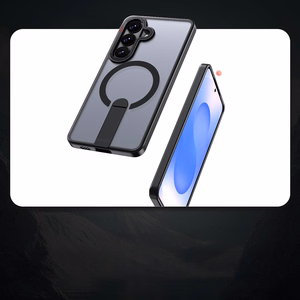 Hybrid Armor X dėklas Samsung Galaxy A36 / A37 su stovu suderinamas su MagSafe juodas