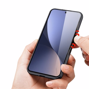 Dux Ducis Fino dėklas Xiaomi 13 su silikoniniu rėmeliu pilkas