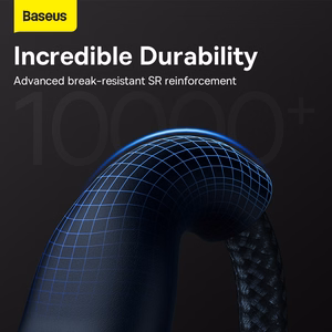 Baseus kabelis Flash Series II 3 in 1 - USB į Type C, Lightning, Micro USB - 66W 6A 1,2 metro (CASS040003) mėlynas
