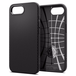Spigen Liquid Air iPhone 16e dėklas - matinė juoda