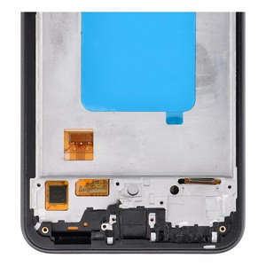 REWA OLED LCD ekranas su rėmeliu, skirtas SAMSUNG A36, juodas