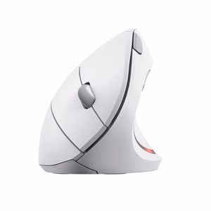 Trust Verto Vertical ergonominė belaidė pelė balta (25132)