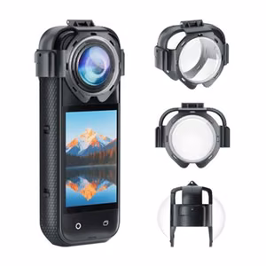 Puluz крышки объектива для камеры Insta360 X5 (защёлкивающиеся)