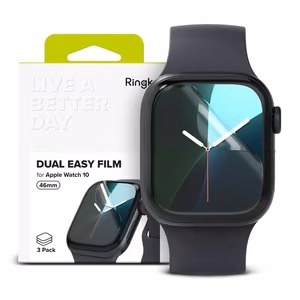 Ringke Dual Easy Защитная плёнка 3 шт. для Apple Watch 10 46mm