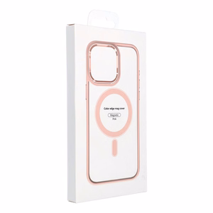 Чехол для Samsung S26 ULTRA Color Edge Mag Cover совместимый с MagSafe розовый