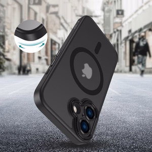 Tech-Protect MagCam Magnetinis iPhone 16 dėklas - pusiau permatomas