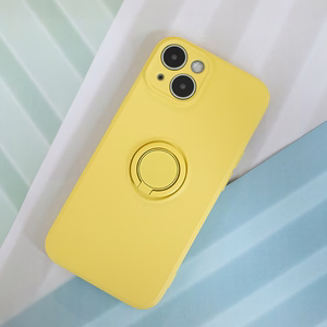 Dėklas telefonui su piršto laikikliu Xiaomi Redmi Note 13 Pro Plus 5G (global) geltonas