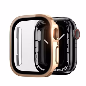 LCD apsauginis stikliukas/dėklas Dux Ducis Hamo Apple Watch 45mm rožinis