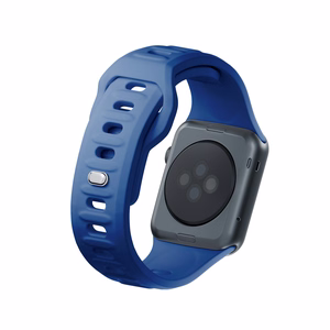 38/40/41/42 mm Blue (small) - 3mk Silicone Watch Strap for Apple