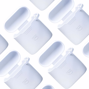 3mk Silikoninis AirPods dėklas AirPods 2 - baltas