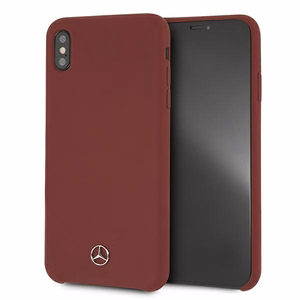 Mercedes Silikono linijos dėklas iPhone Xs Max - raudonas