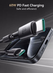 Кабель Joyroom S-A50 Unlimited Series 60W USB-C - USB-C с магнитным органайзером 1,2 м - серый