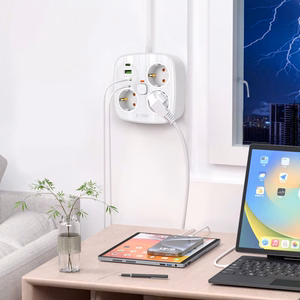 Удлинитель Tech-Protect PCS3X4 3 розетки 2xUSB-A 2xUSB-C 200 см - белый