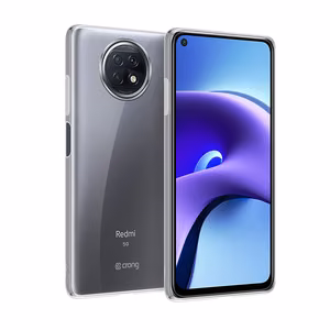 Чехол Crong Crystal Slim для Xiaomi Redmi Note 9T, прозрачный