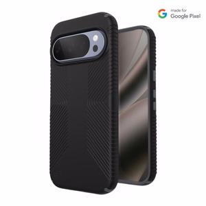 Speck Presidio2 Grip Magnet dėklas, skirtas Google Pixel 10 / 10 Pro, „Black / Slate Grey“ spalvos