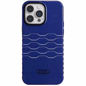 Audi IML Magnetinis dėklas telefonui iPhone 14 Pro Max - mėlynas