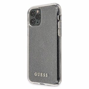 Guess GUHCN58PCGLSI iPhone 11 Pro silver/silver hard case Glitter