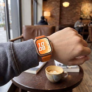 Tech-Protect Nylon Pro dirželis, skirtas „Huawei Watch Fit 3 / 4 / 4 Pro / 5 / 5 Pro“ – oranžinis
