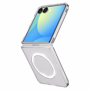 Чехол Spigen AirSkin Mag MagSafe для Samsung Galaxy Z Flip 7 - прозрачный и белый
