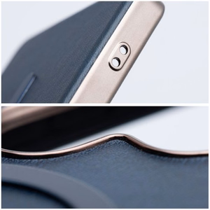 GENTLEMAN MAG COVER magnetinis dėklas telefonui, suderinamas su MagSafe, skirtas SAMSUNG A26, tamsiai mėlynas