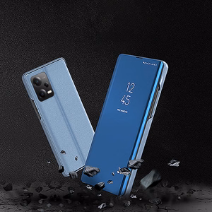 Clear View dėklas Xiaomi Redmi Note 12 Pro+ su atverčiamu dangteliu juodas