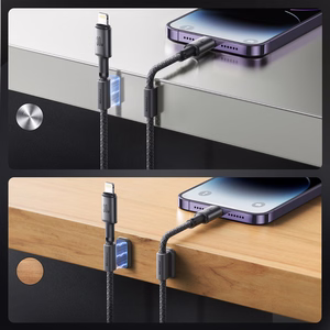 USB kabelis Joyroom SA-50 USB-C to Lightning 30W 1.2m tamsiai pilkas