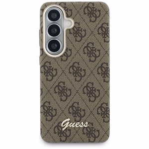 Guess case 4G Script MagSafe for Samsung Galaxy S26 brown