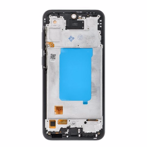 REWA OLED LCD ekranas su rėmeliu, skirtas SAMSUNG A36, juodas