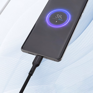Dudao L9T 5A Кабель USB-A - USB-C 1м - чёрный