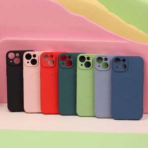 Paprastas spalvotas magnetinis dėklas telefonui Samsung Galaxy A55 5G rožinis