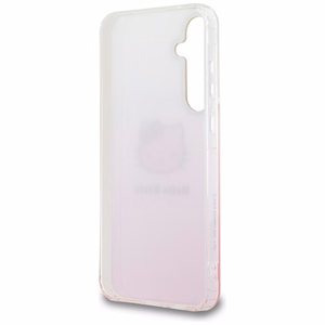 Hello Kitty IML Gradient Electrop Kitty Head case for Samsung Galaxy A55 - pink