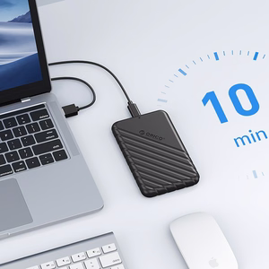 Orico 25PW1C-C3 2,5" HDD/SSD USB-C 3.1 6Gb/s disko dėklas - juodas