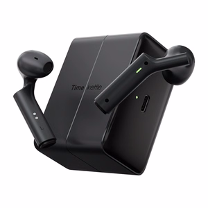 TimeKettle W4 Plus TWS vertimo ausinės, juodos