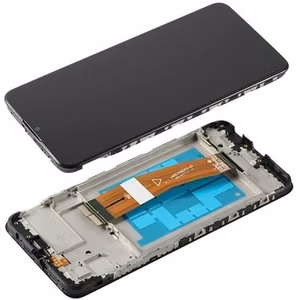 LCD экран Samsung A035G (A03 2022) с тачскрином и рамкой чёрный Оригинал