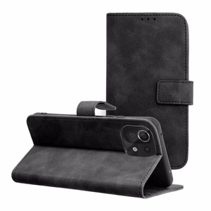 TENDER knygos dėklas telefonui XIAOMI Mi 11 Lite 5G / Mi 11 Lite LTE ( 4G ) / Mi 11 Lite NE juodas