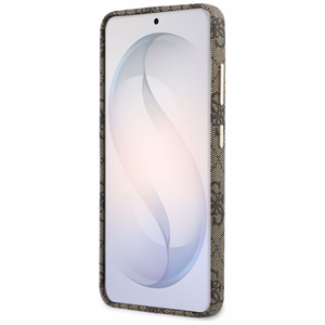 Guess case 4G Script MagSafe for Samsung Galaxy S26 brown