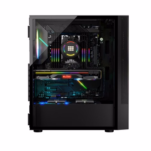 Logic ARYA ARGB MINIDI USB 3.0 kompiuterio korpusas, juodas