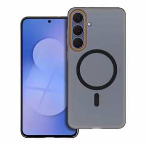 GO ORANGE dėklas Samsung Galaxy A17 su MagSafe palaikymu, juodas