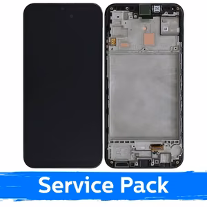 LCD ekranas suderinamas su Samsung M156 M15 5G juodas su rėmu (Service Pack)