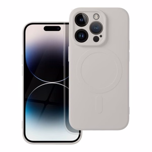 Чехол для Samsung S26 Ultra силиконовый Mag Cover совместимый с MagSafe титановый серый