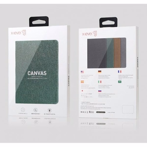 Telefono Dėklas X-Level Canvas Samsung P610 / P615 / P613 / P619 / P620 / P625 (2020/2022/2024) Tab S6 Lite žalias