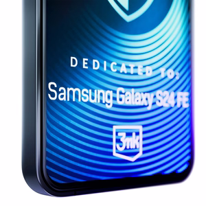Tempered glass 3mk HardGlass Max Lite Black for Samsung Galaxy S24 FE